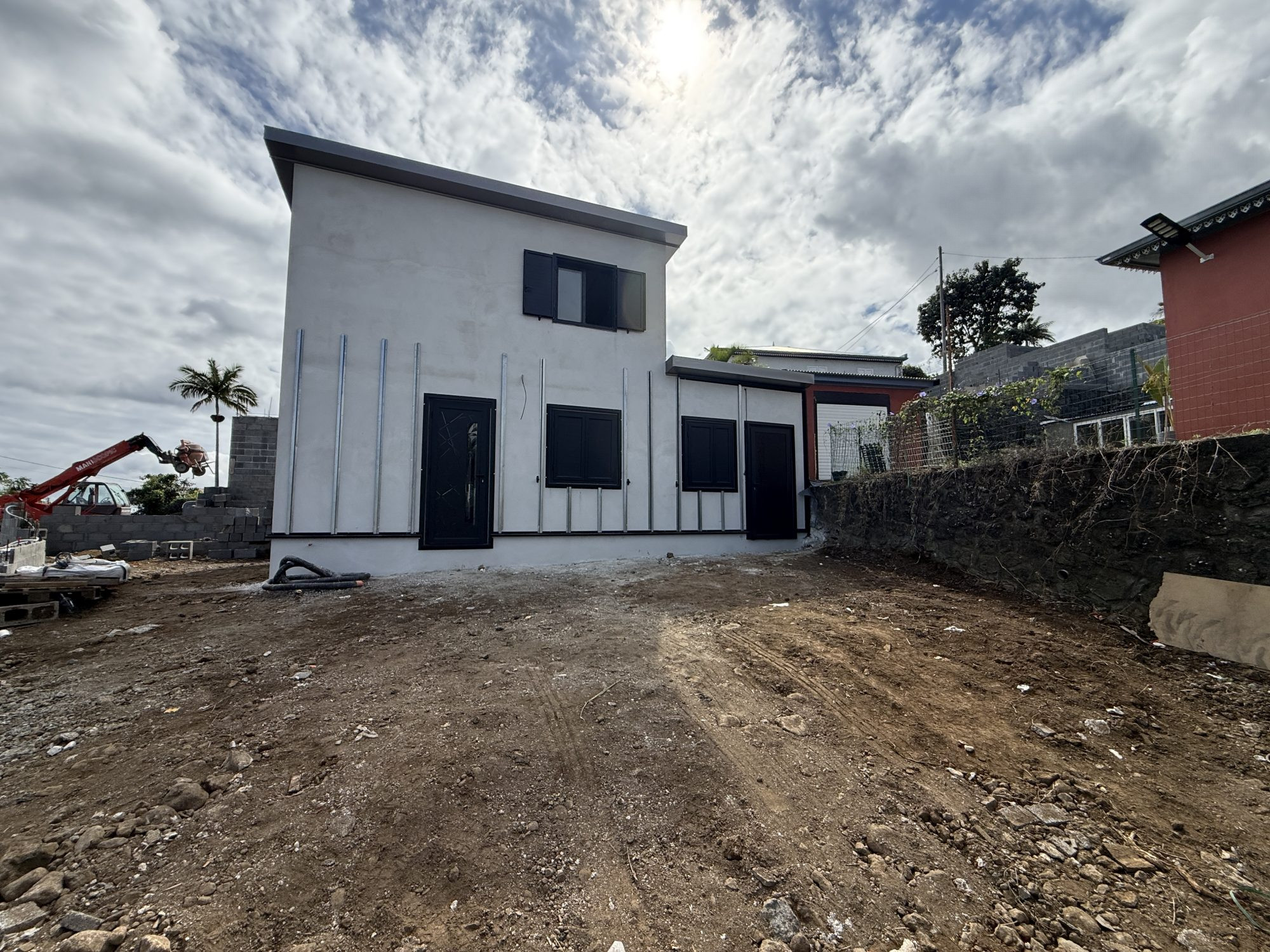 Maison neuve avec vue totalement dégagée