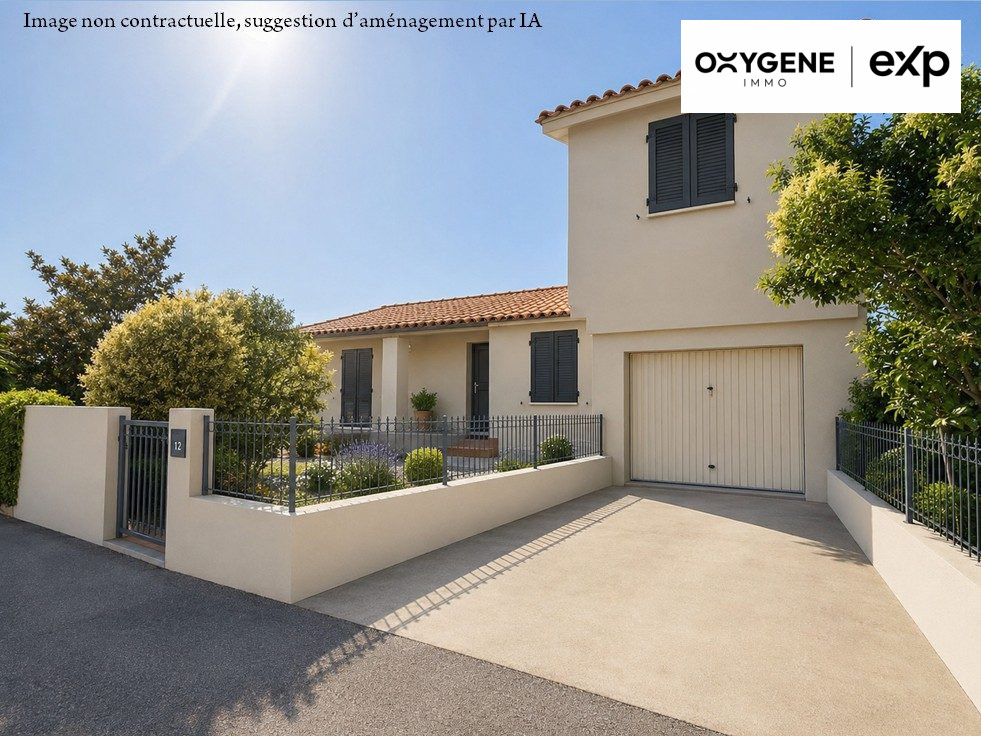 Villa 3 faces de 127m² en R+1 avec jardin et garage