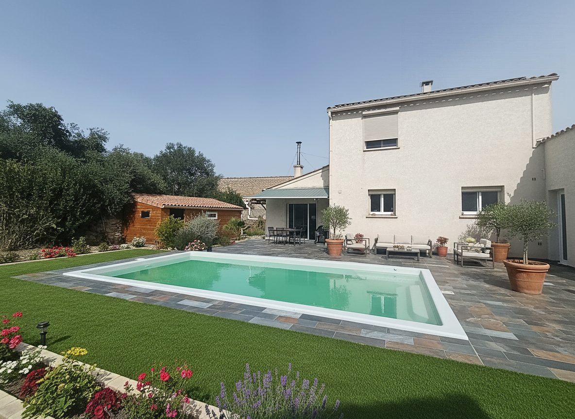 Renovated 5-bedroom house with swimming pool 2