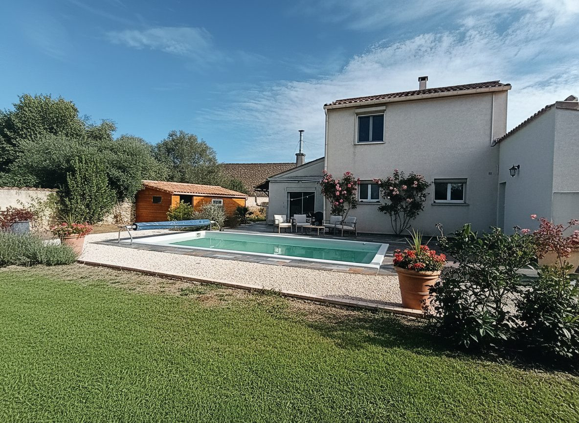 Maison rénovée 5 chambres avec piscine