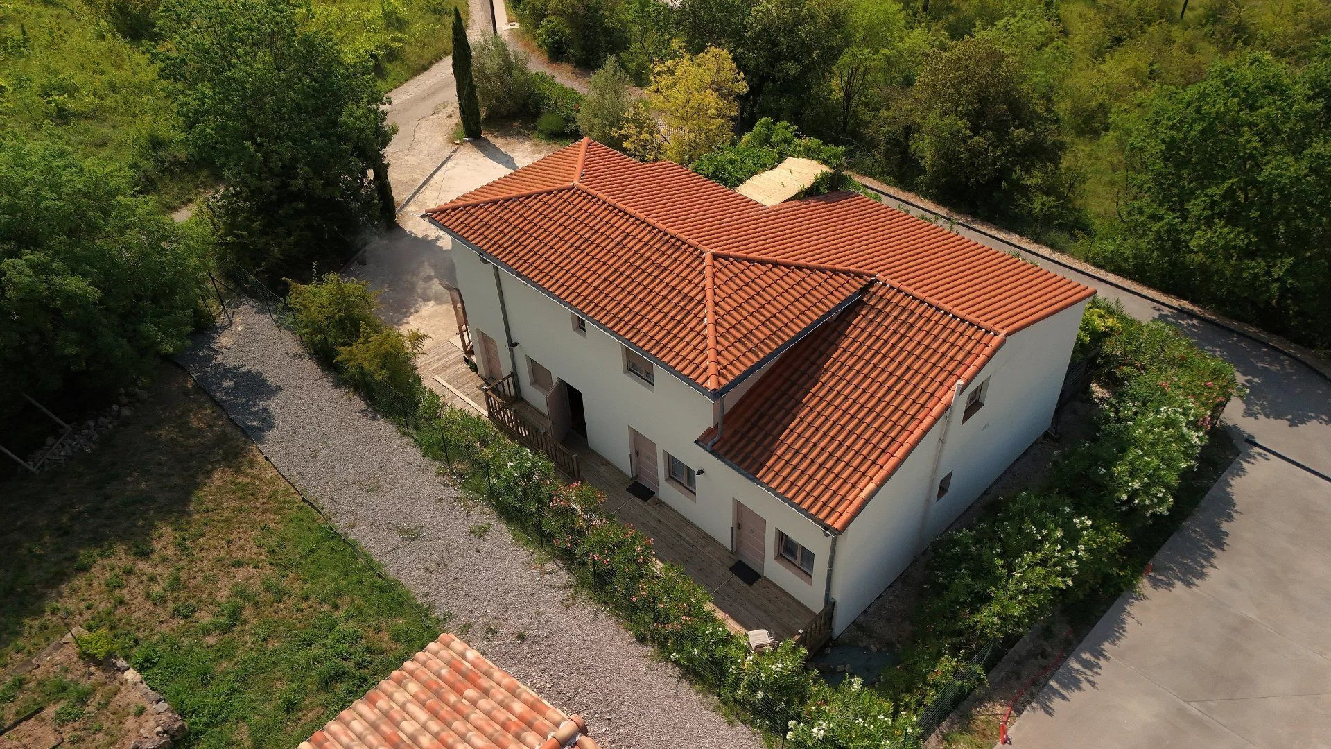 Haven of Peace comprising 4 guest houses with private terraces within a timber-framed villa in Lamalou les Bains 4