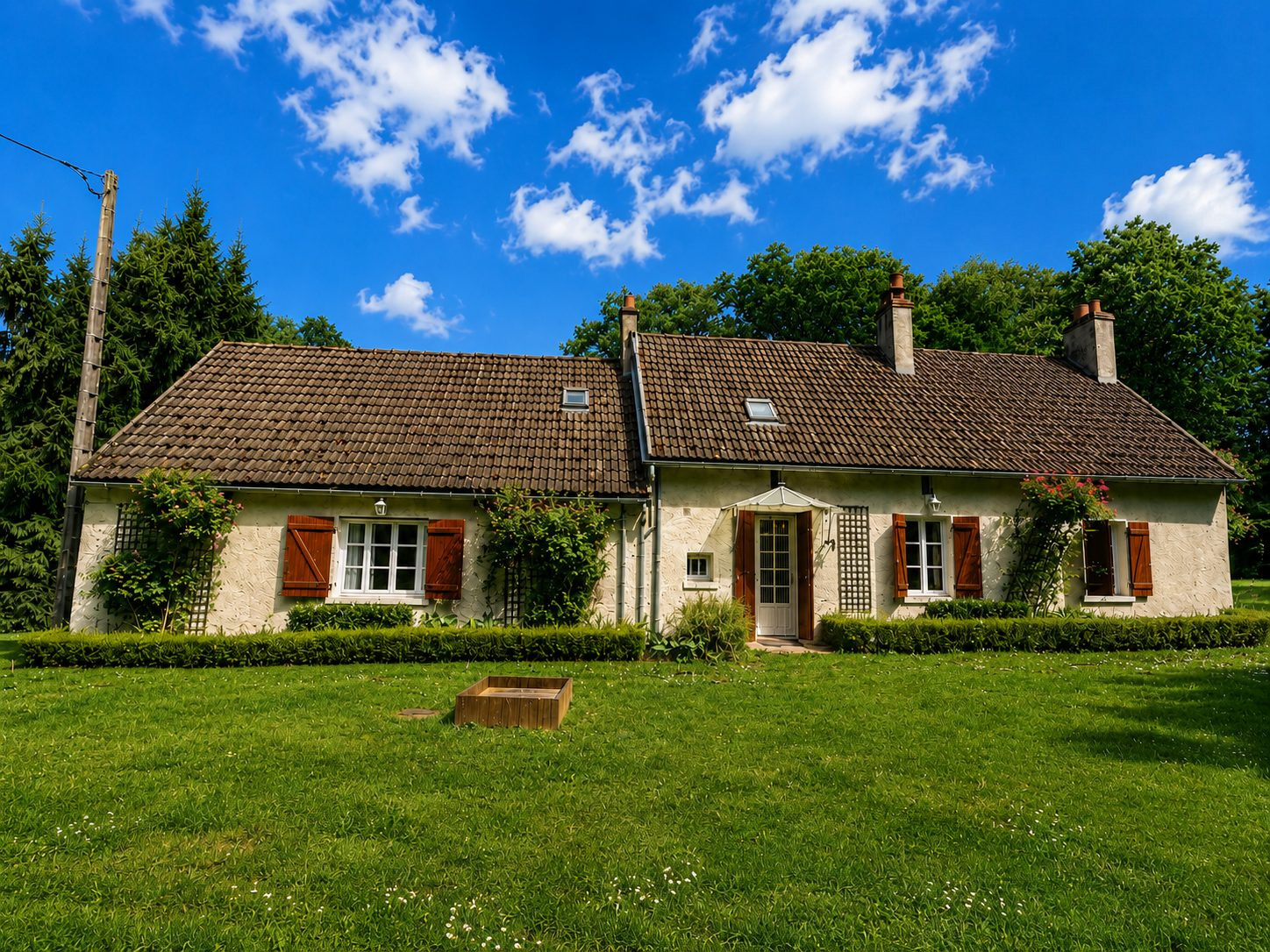 Maison de campagne avec rivière au calme à St Martin le Mault