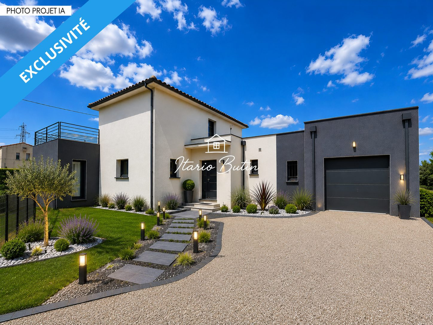 Villa Type 4 Contemporaine avec studio et grand garage
