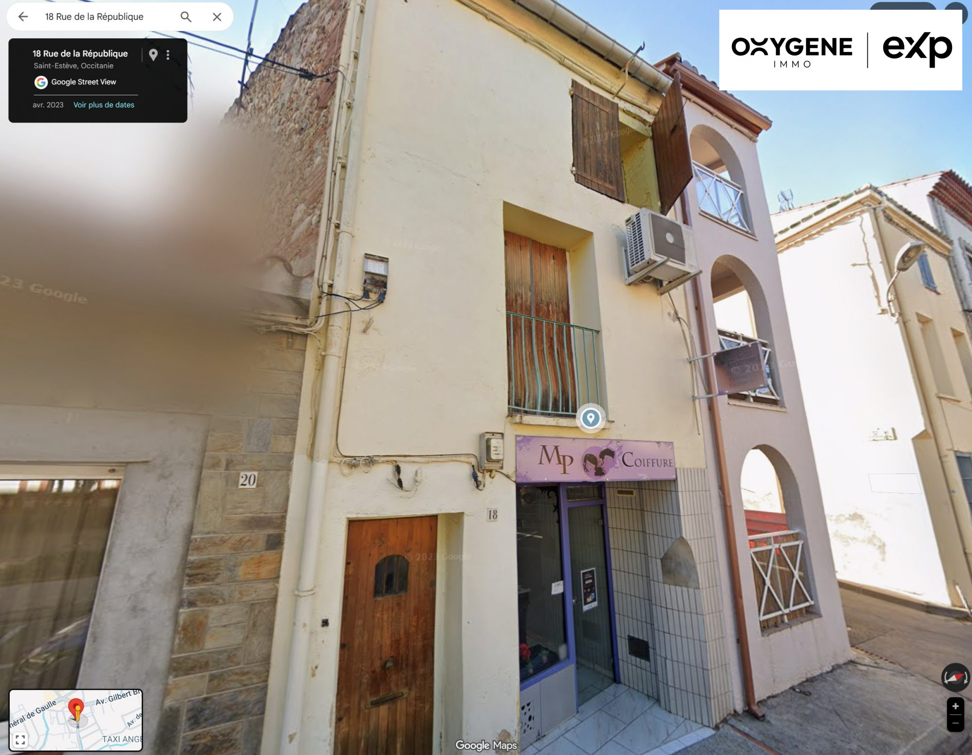 Maison de village en coeur de ville.