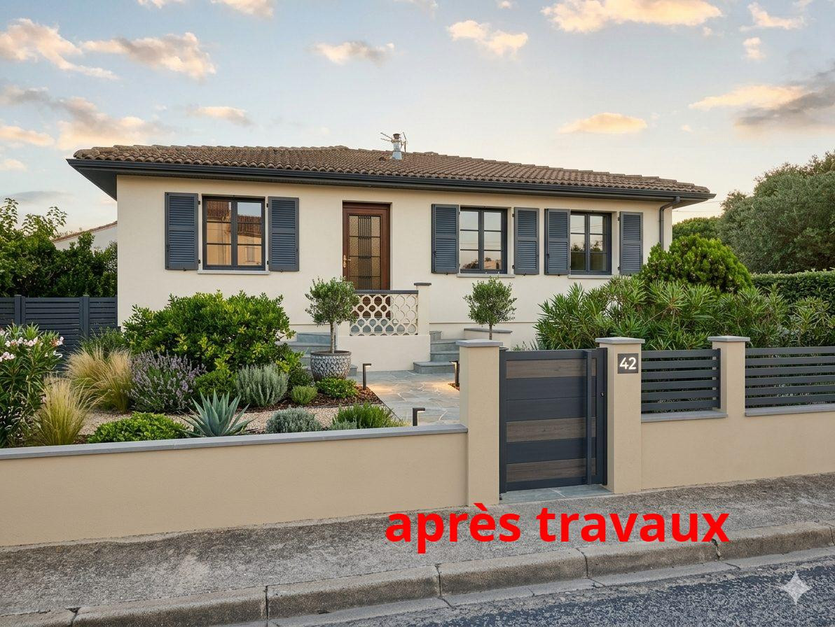 Single-story villa with large basement 5