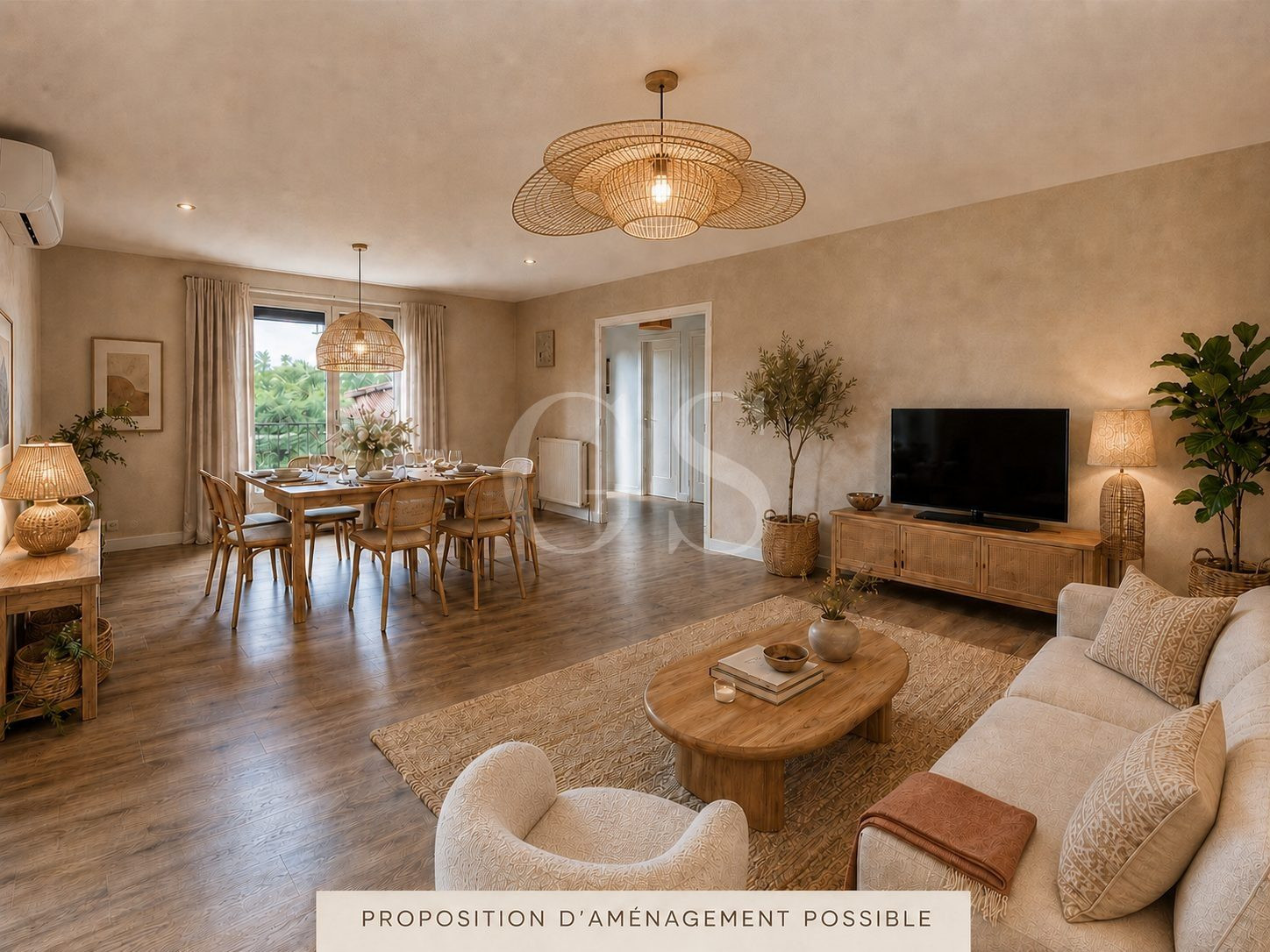 Maison avec garage sur parcelle de 851 m2
