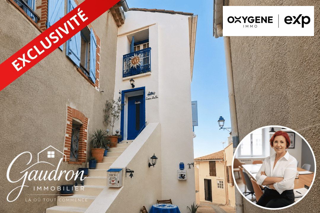 Maison de village meublée, terrasse, dépendance & 11970 m² de terres