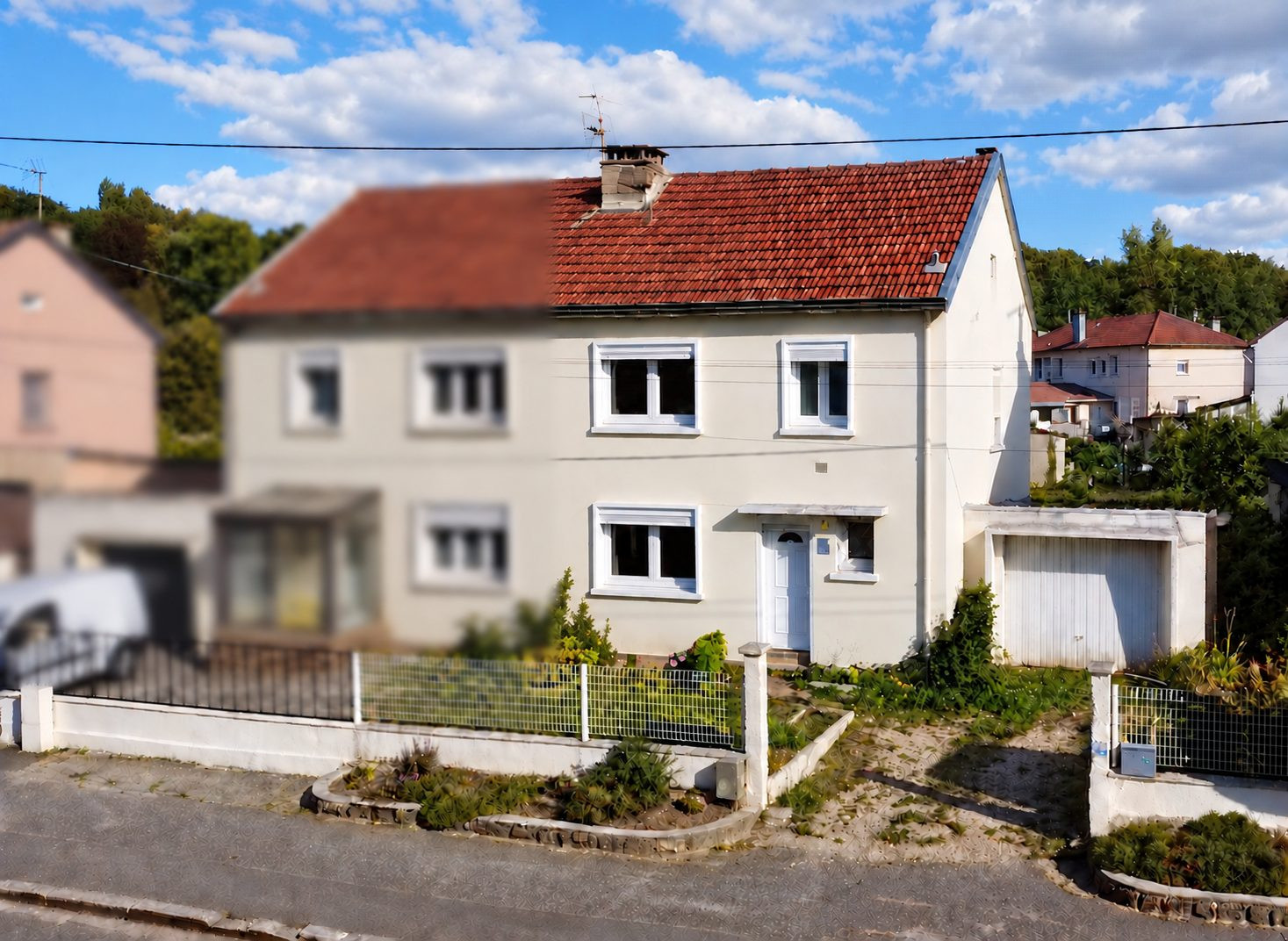Maison 5 pièces avec 3 chambres, jardin et garage – Floing