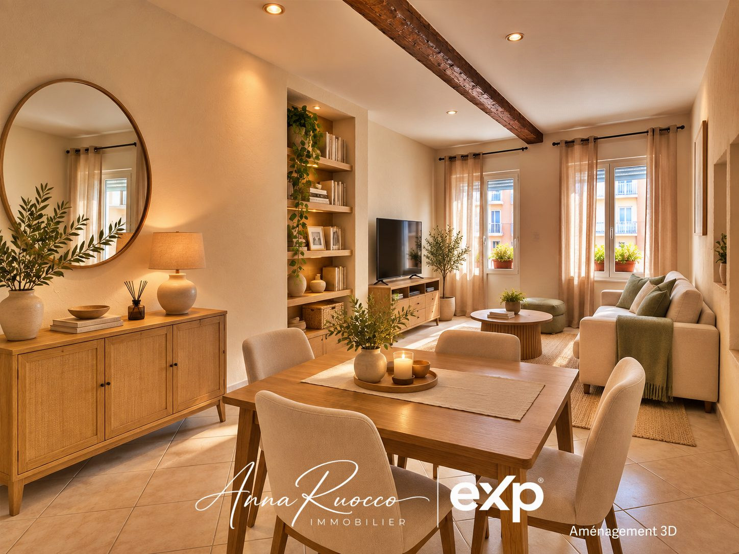 Maison de village 4 pièces – 78 m² – 3 chambres – Villelaure