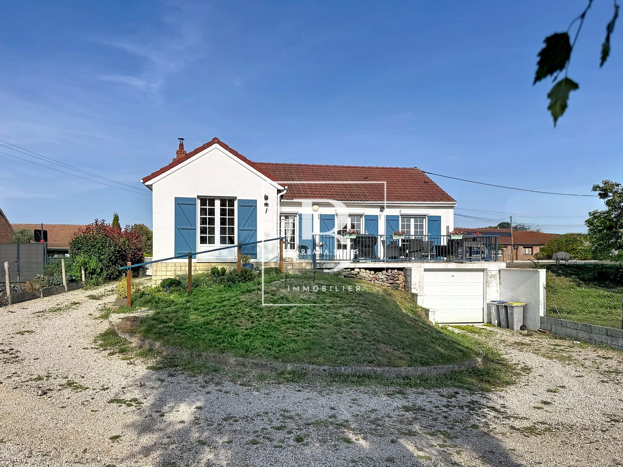 Pavillon de plain-pied, sous sol complet