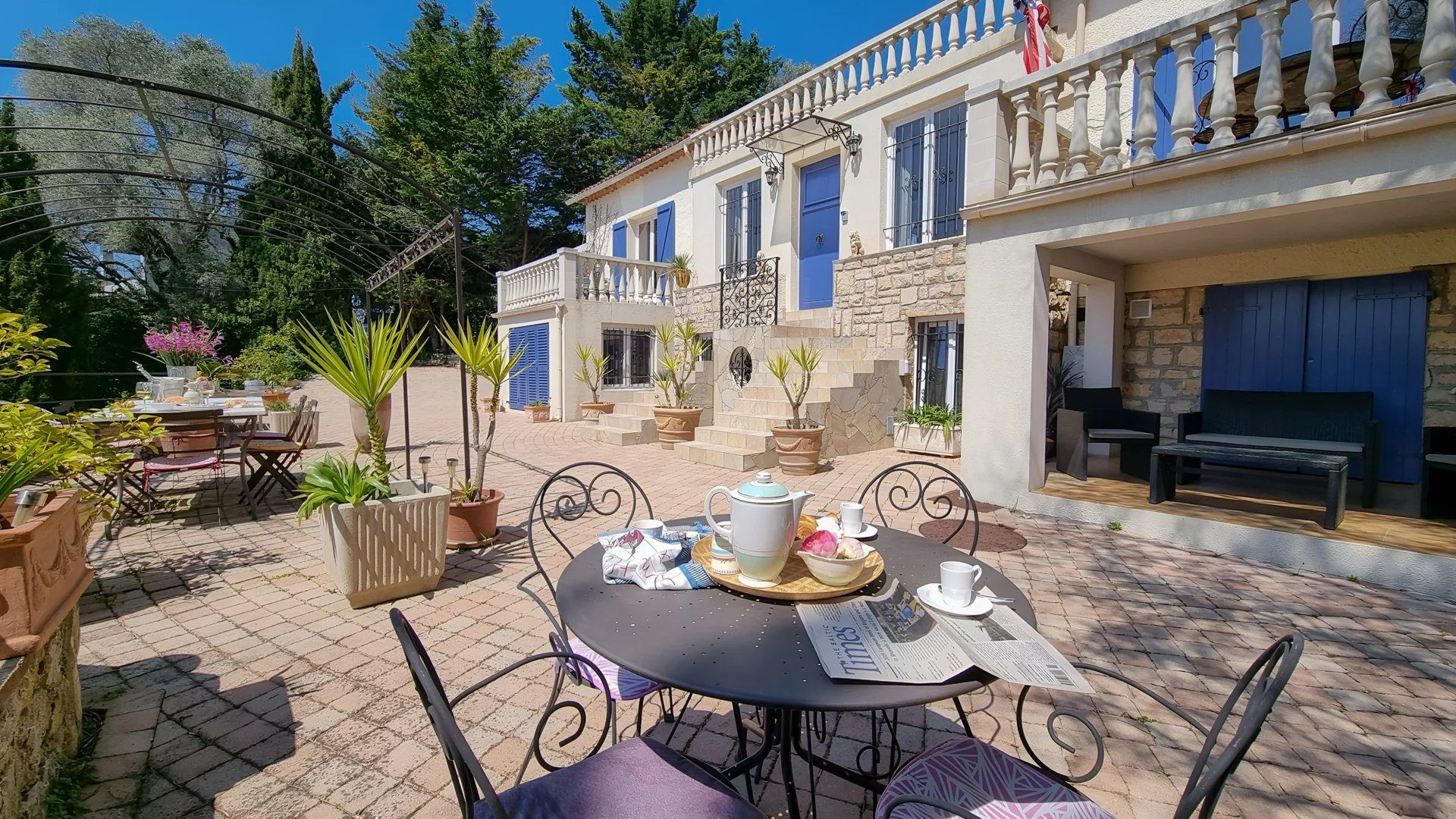 Charming villa in a peaceful setting with swimming pool and sea views - Le Cannet 5
