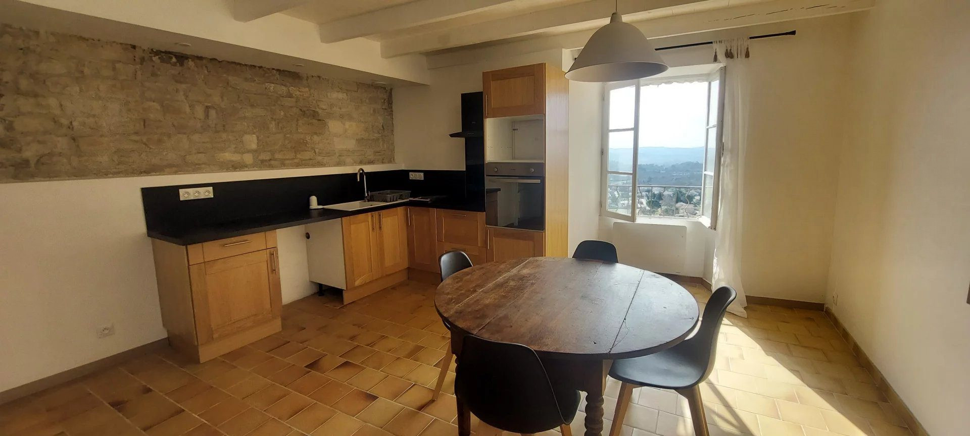 maison de village rénové - Vue imprénable