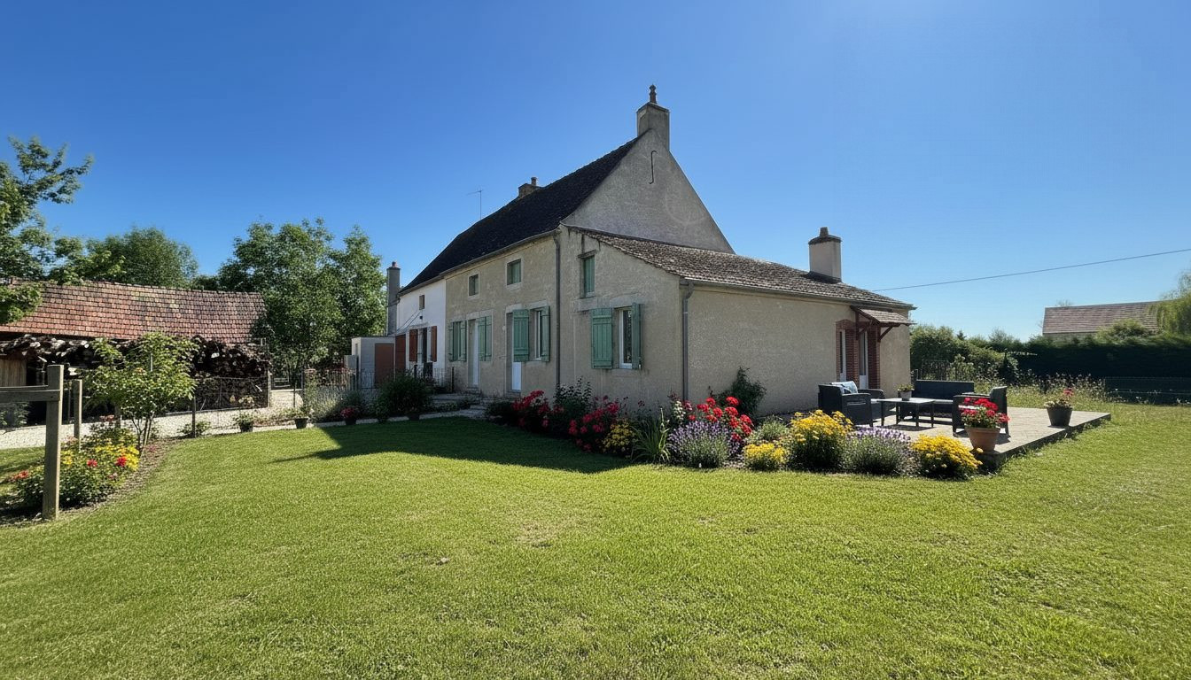Real Estate Complex with Renovated House + Longère to Renovate – Saint-Gervais-en-Vallière 3