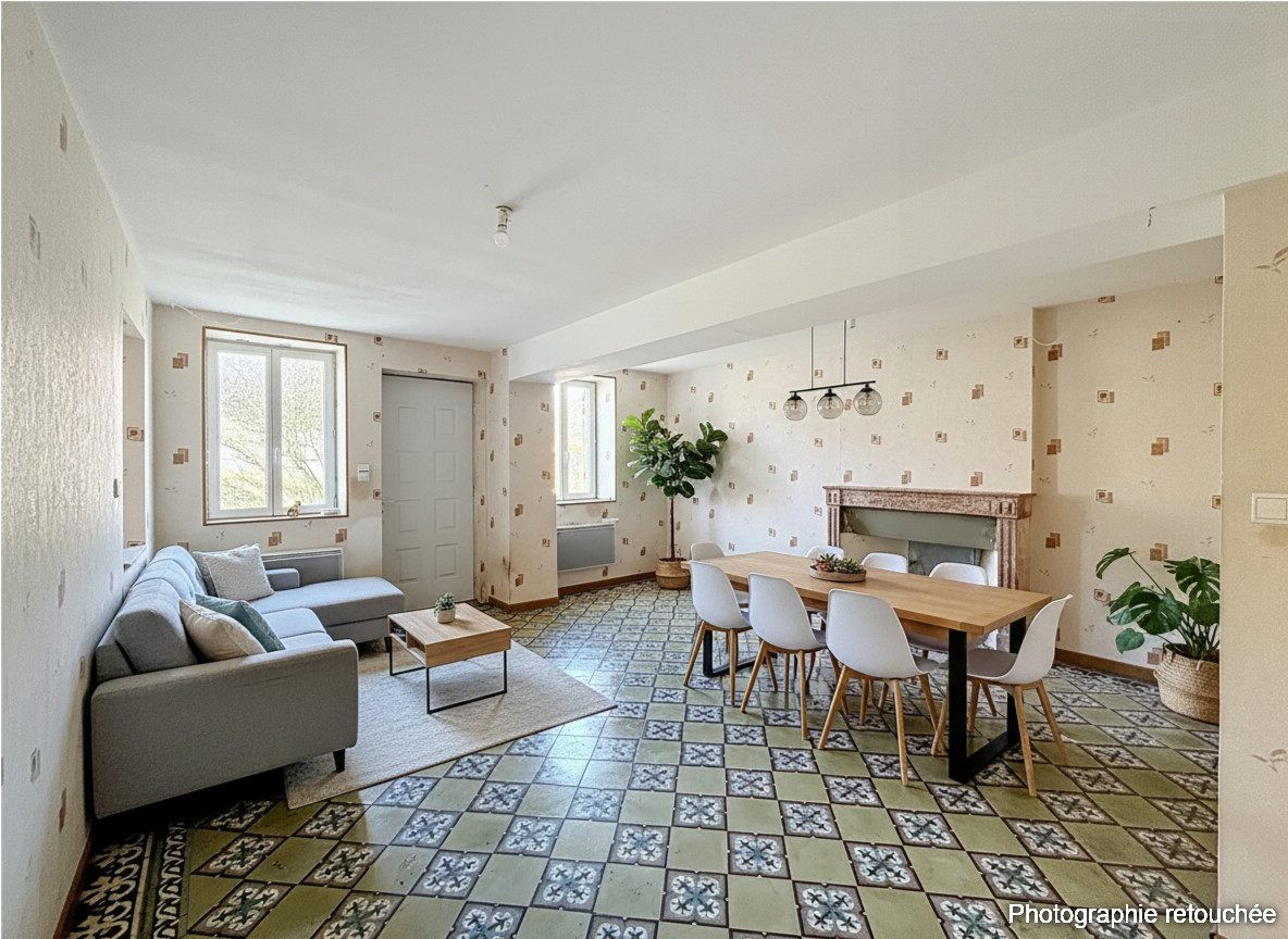 Real Estate Complex with Renovated House + Longère to Renovate – Saint-Gervais-en-Vallière 5