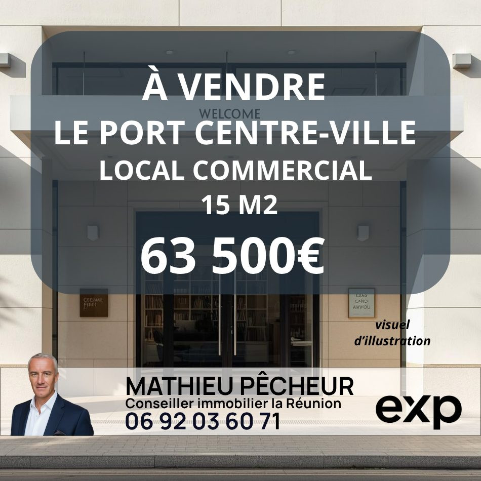 LE PORT / Centre-Ville / LOCAL COMMERCIAL 15 m2