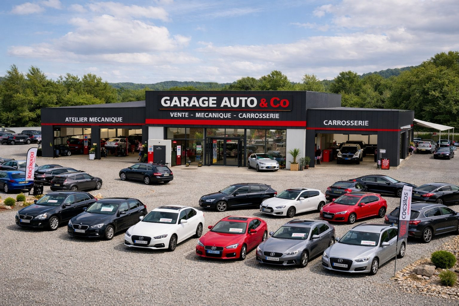Opportunité d'Affaires : Complexe Automobile de 1 487 m² · à Sainte Suzanne · 1 487 m² · 3 640 000 €