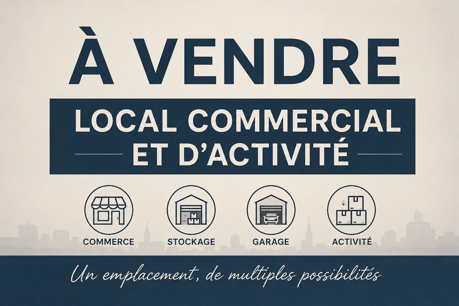 À vendre – Local commercial et d’activité en plein centre de Rives-en-Seine (Caudebec-en-Caux)