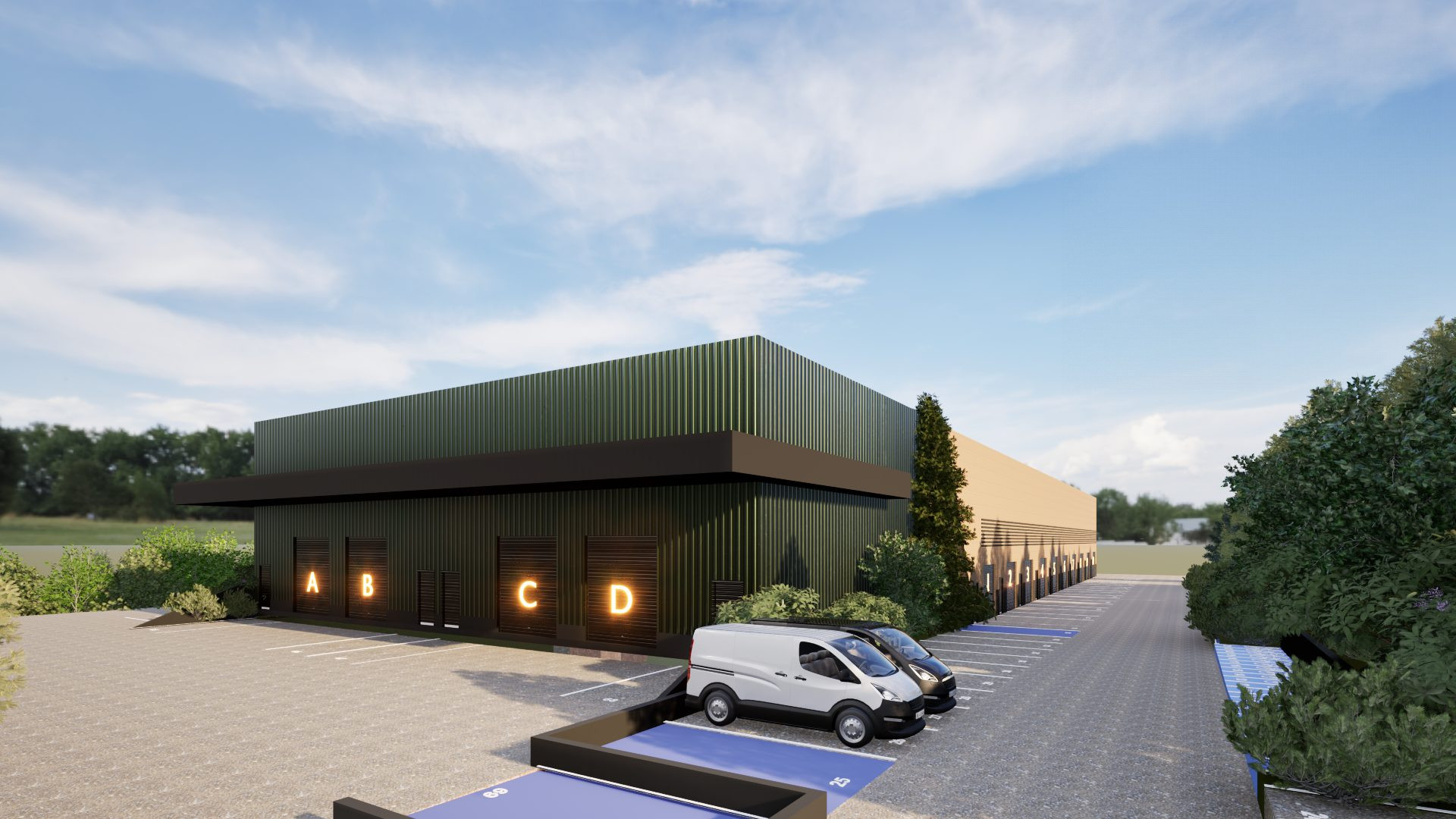 Locaux d’activités – De 180 m² à 280 m² – Furiani