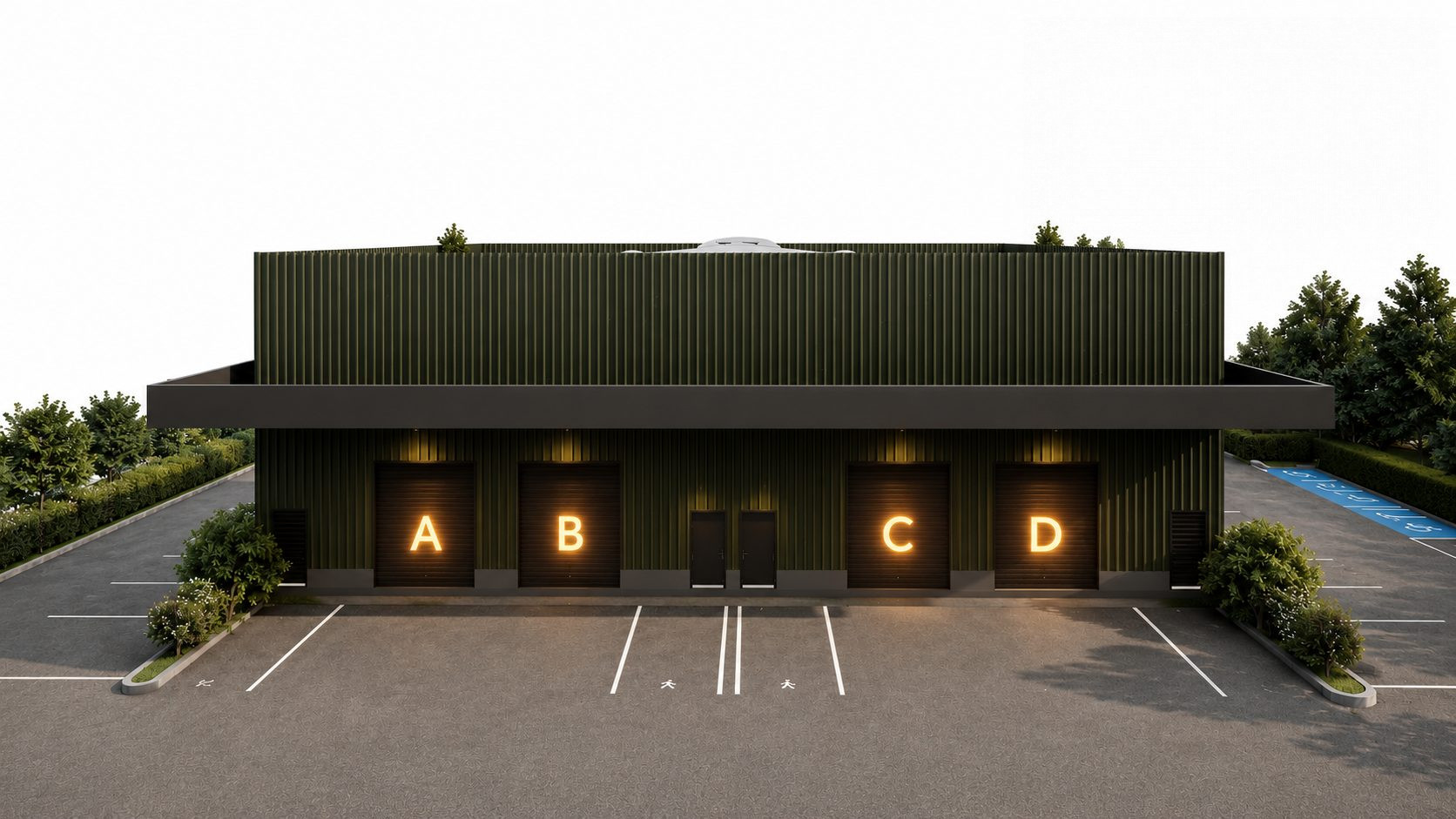 Locaux d’activités – De 180 m² à 280 m² – Furiani