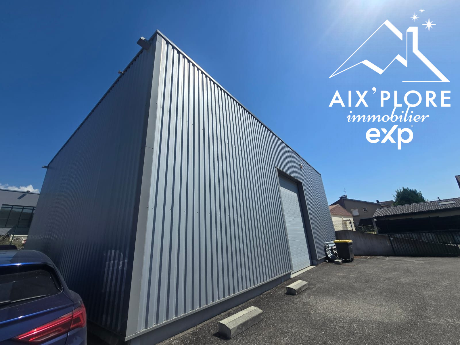 Entrepôt 300 m² avec terrain de 1 150 m² dont 500 constructible – Aix-les-Bains Nord