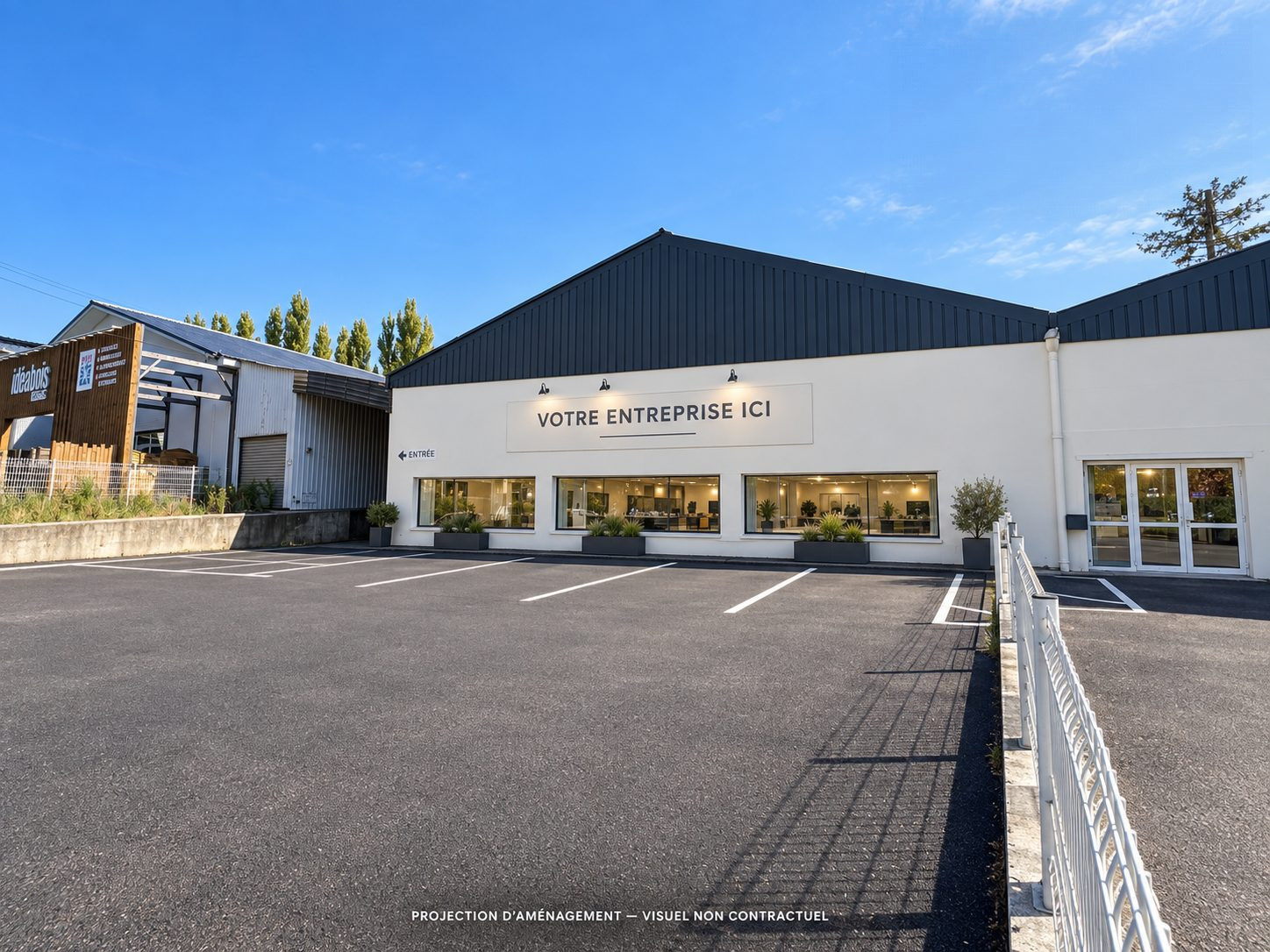 Batiment 800m² DAX (1600m² possible)