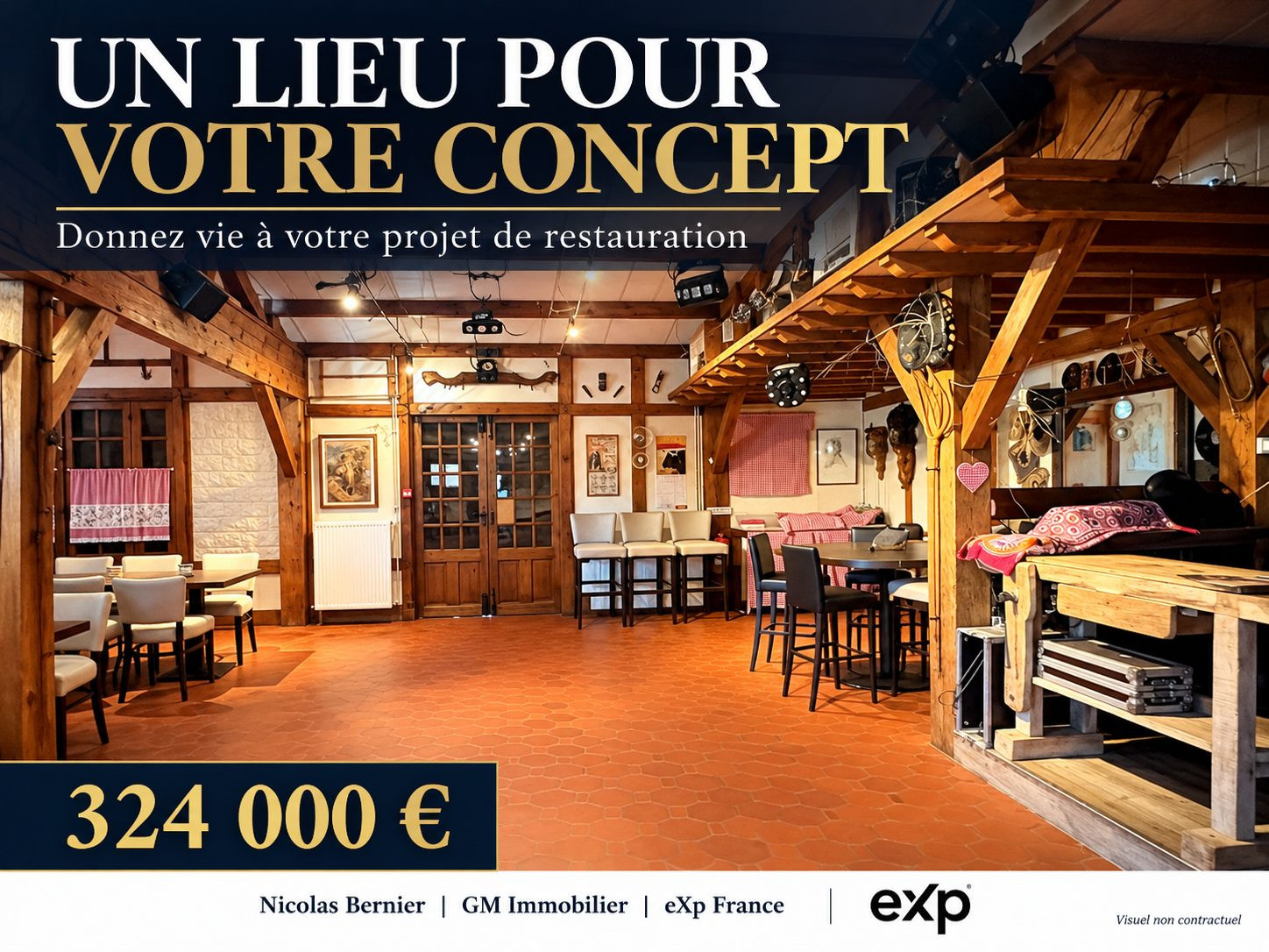 LACQUY – Restaurant, murs commerciaux et foncier à fort potentiel