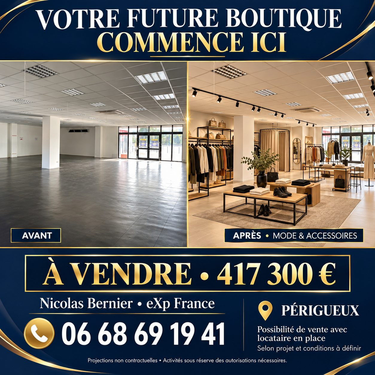 Ensemble immobilier à Périgueux – Donnez de l’espace à vos ambitions !