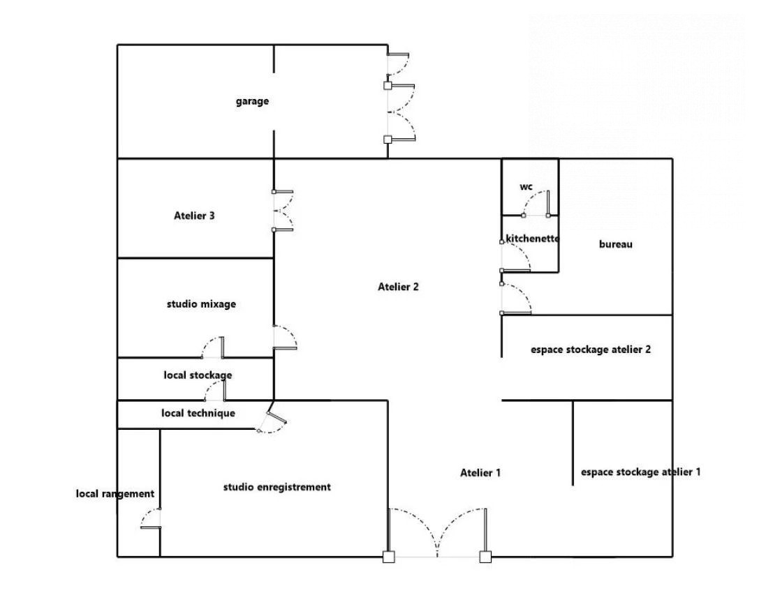 WAREHOUSE - 500m2 - DRAVEIL 91210 - VILLA DISTRICT 3