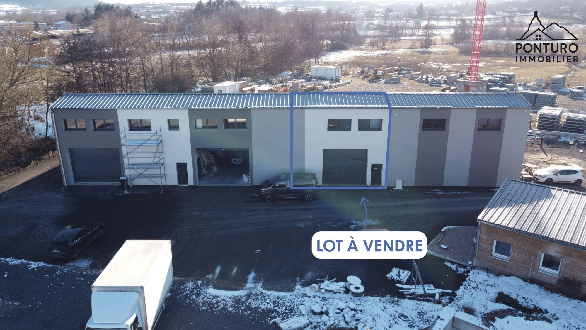 Local d’activité neuf – 300 m² – Sanssac-l’Église