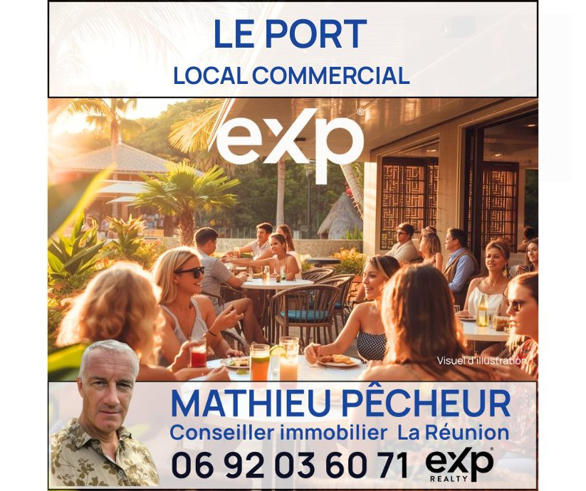 La Réunion / LE PORT Centre-ville / Local commercial 115 m2