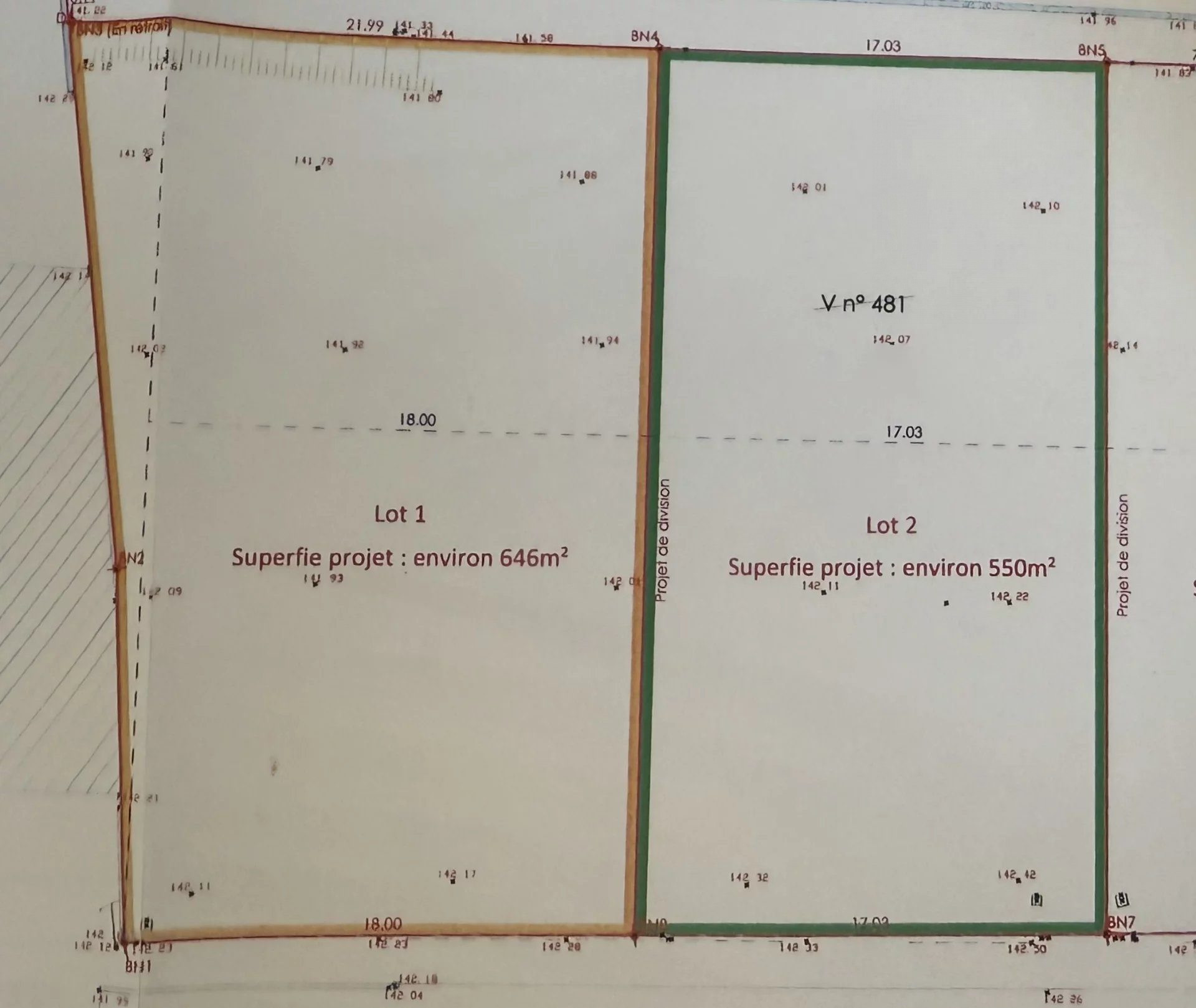 Terrain 550 m² · à Somme-Suippe · 550 m² · 25 000 €