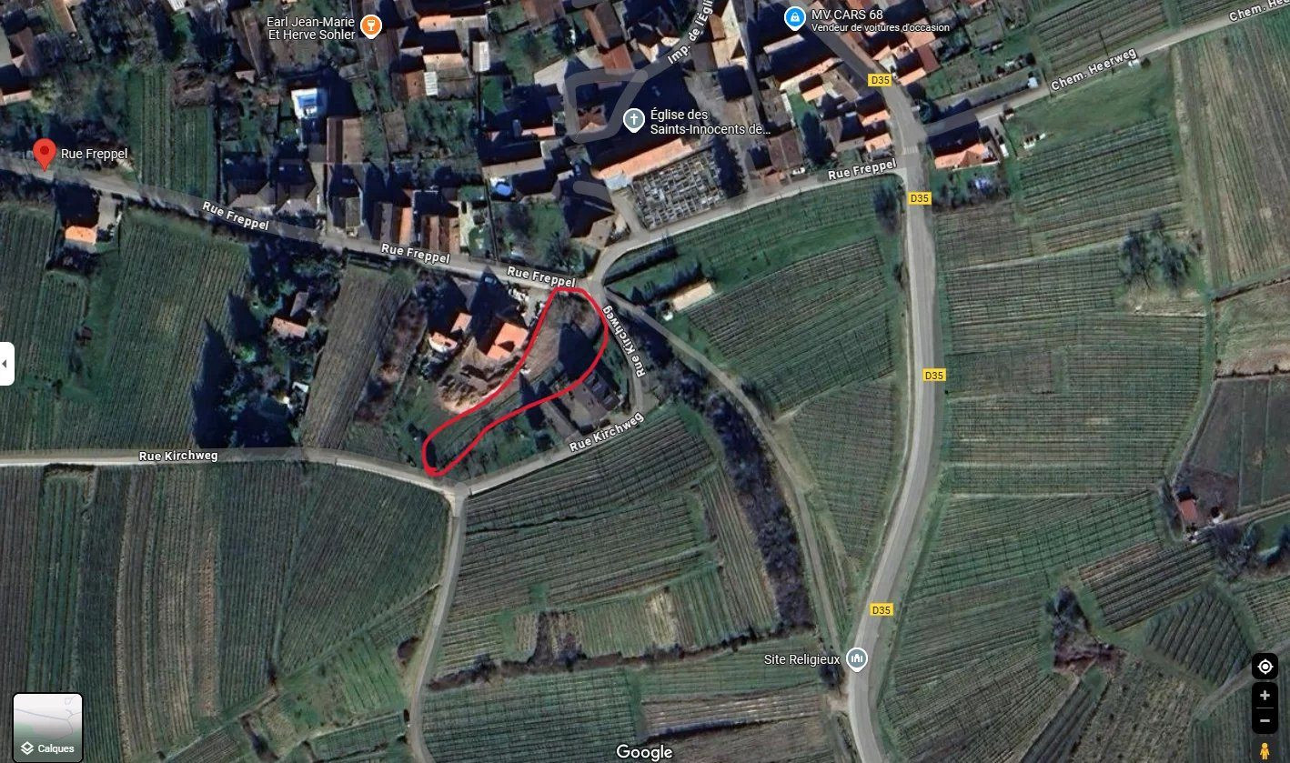 Buildable Land in Blienschwiller of 10.15 Ares 5