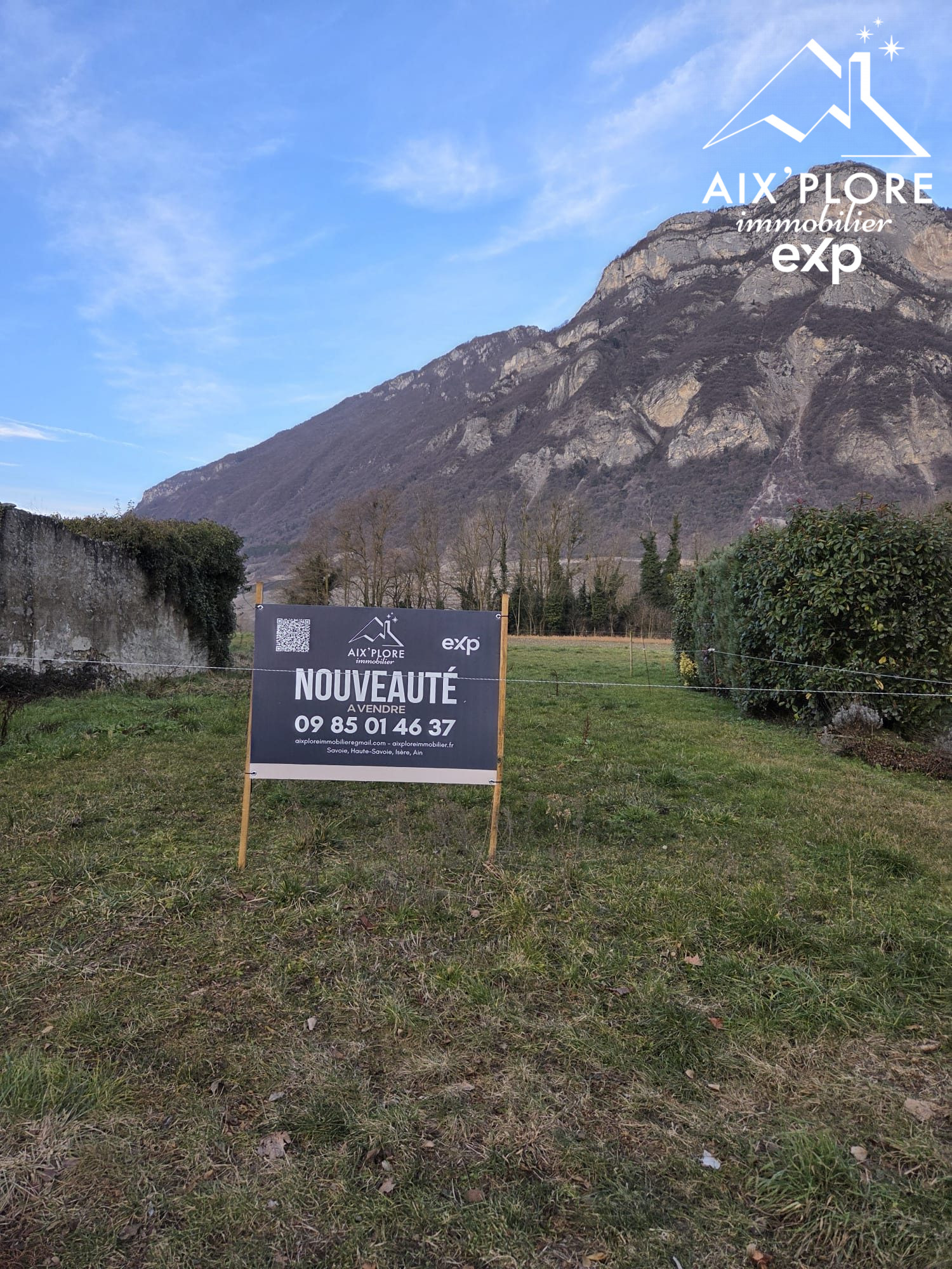 Terrain constructible à Porte-de-Savoie – un cadre paisible entre campagne et montagne
