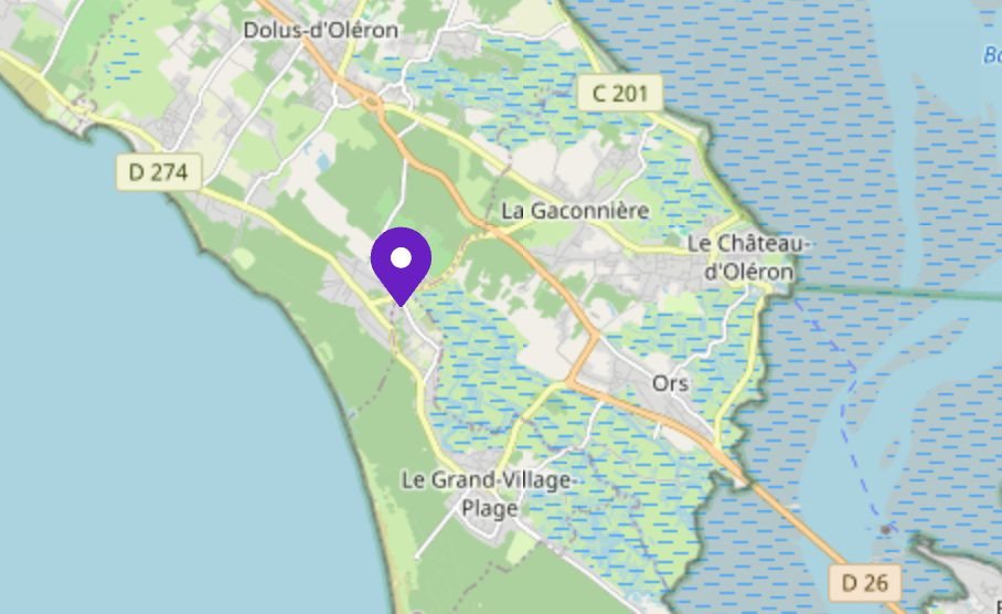 Terrain constructible - Grand-Village-Plage - 367m2
