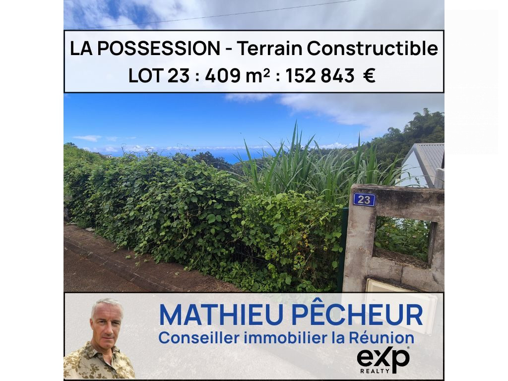 La Possession-Terrain à vendre-Ravine à Malheur · 152 843 €