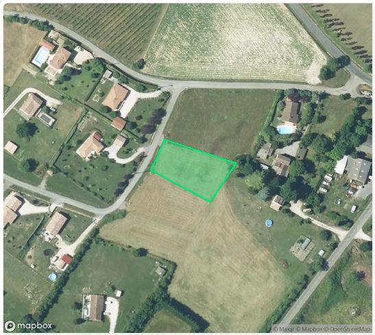 Terrain constructible plat