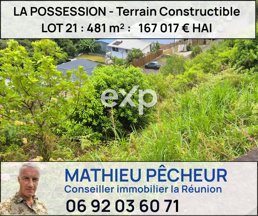 Terrain à vendre à La Possession
