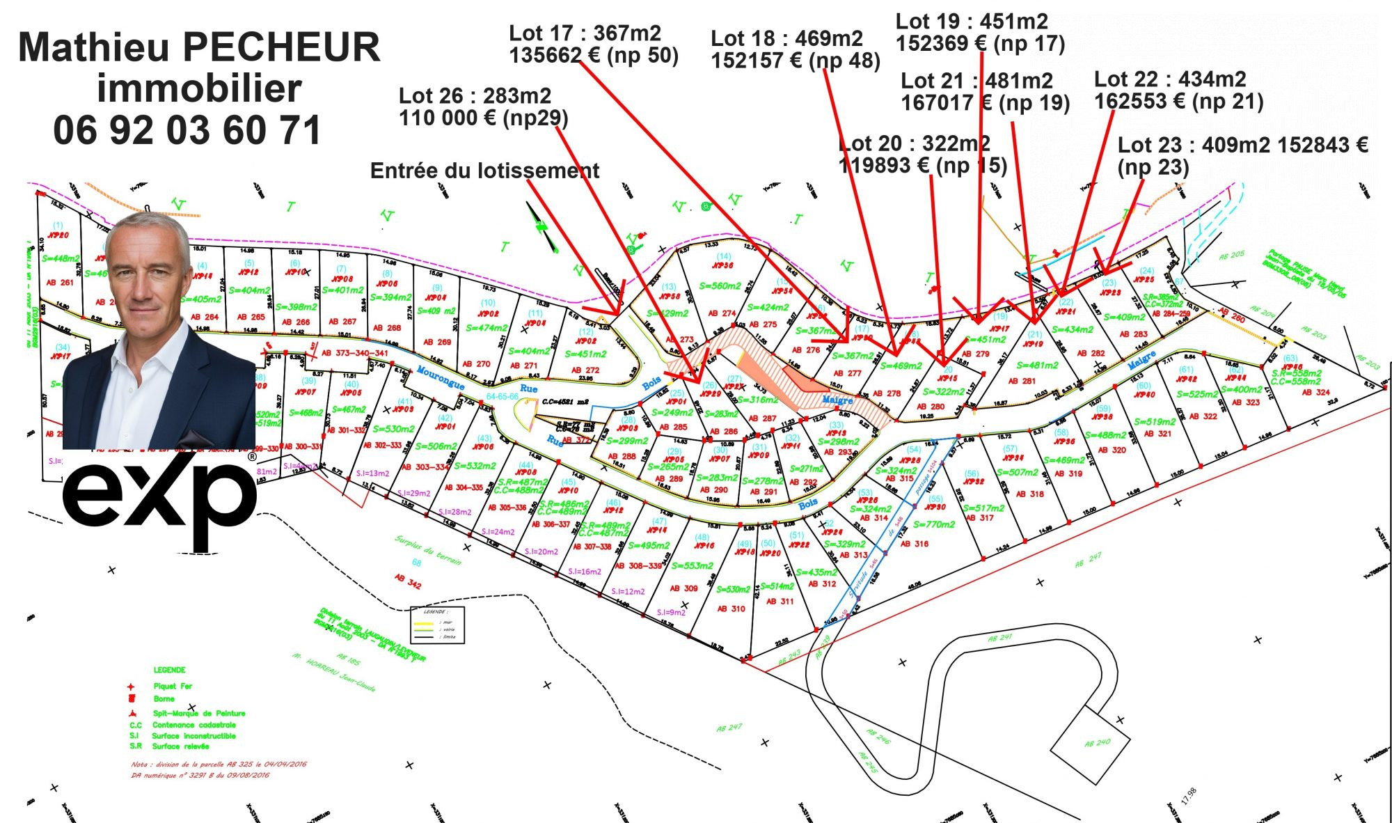 Terrain à vendre La Possession 451m2