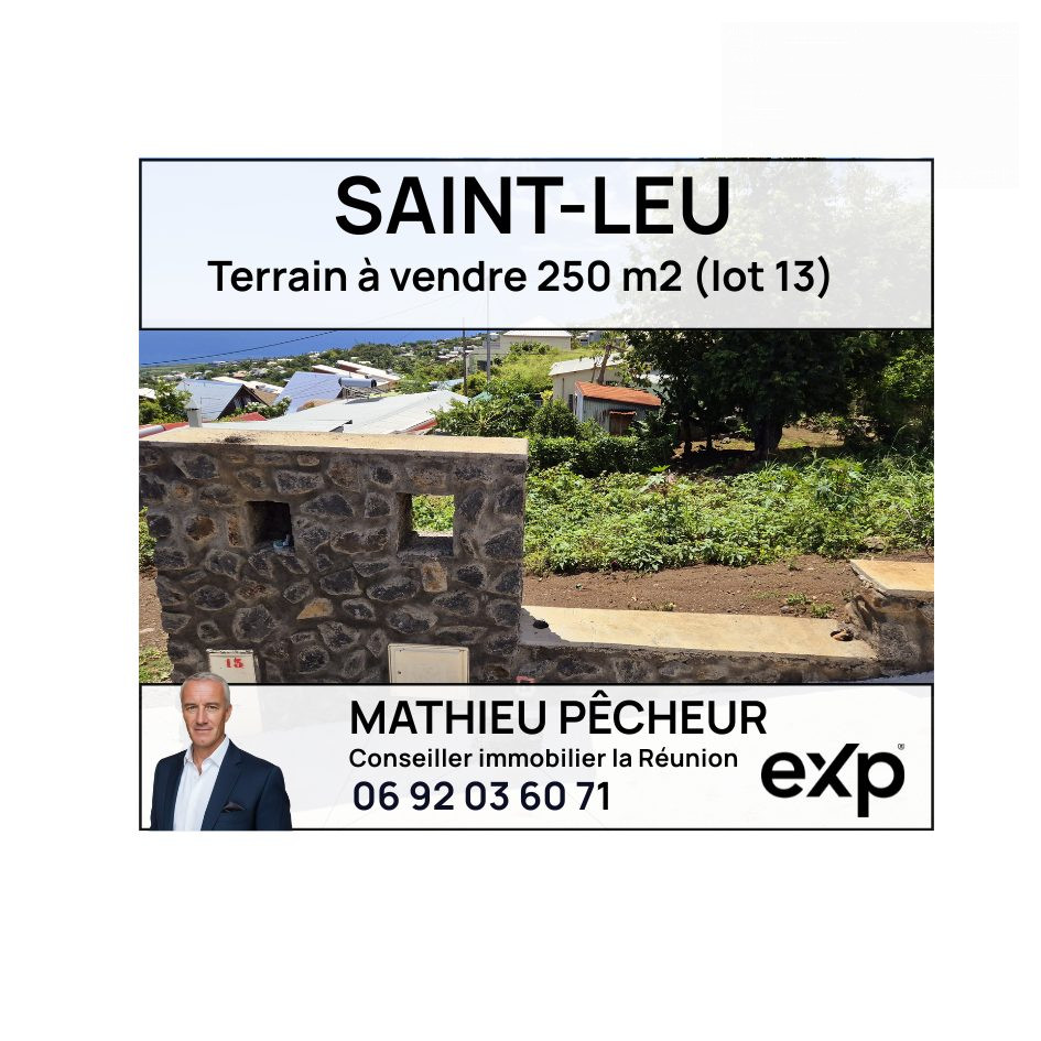 Terrain à vendre à Saint-Leu