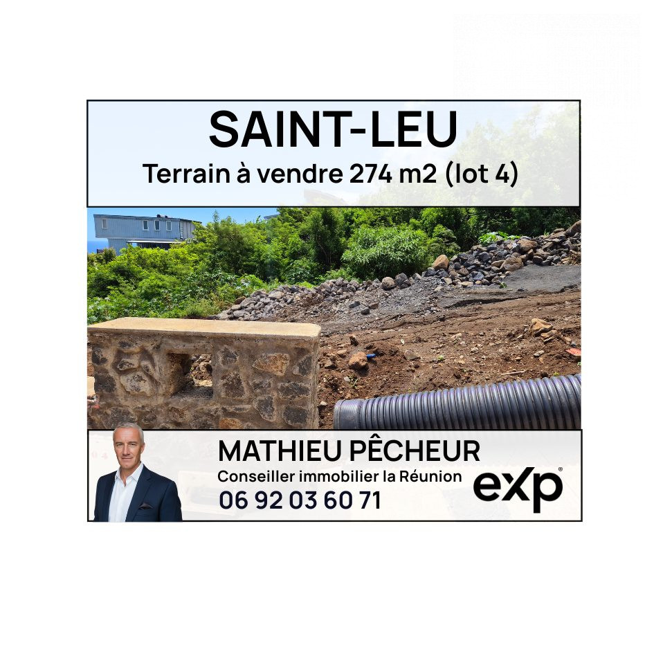 Saint-Leu-Terrain constructible 274 m2 (lot 4) · 232 050 €