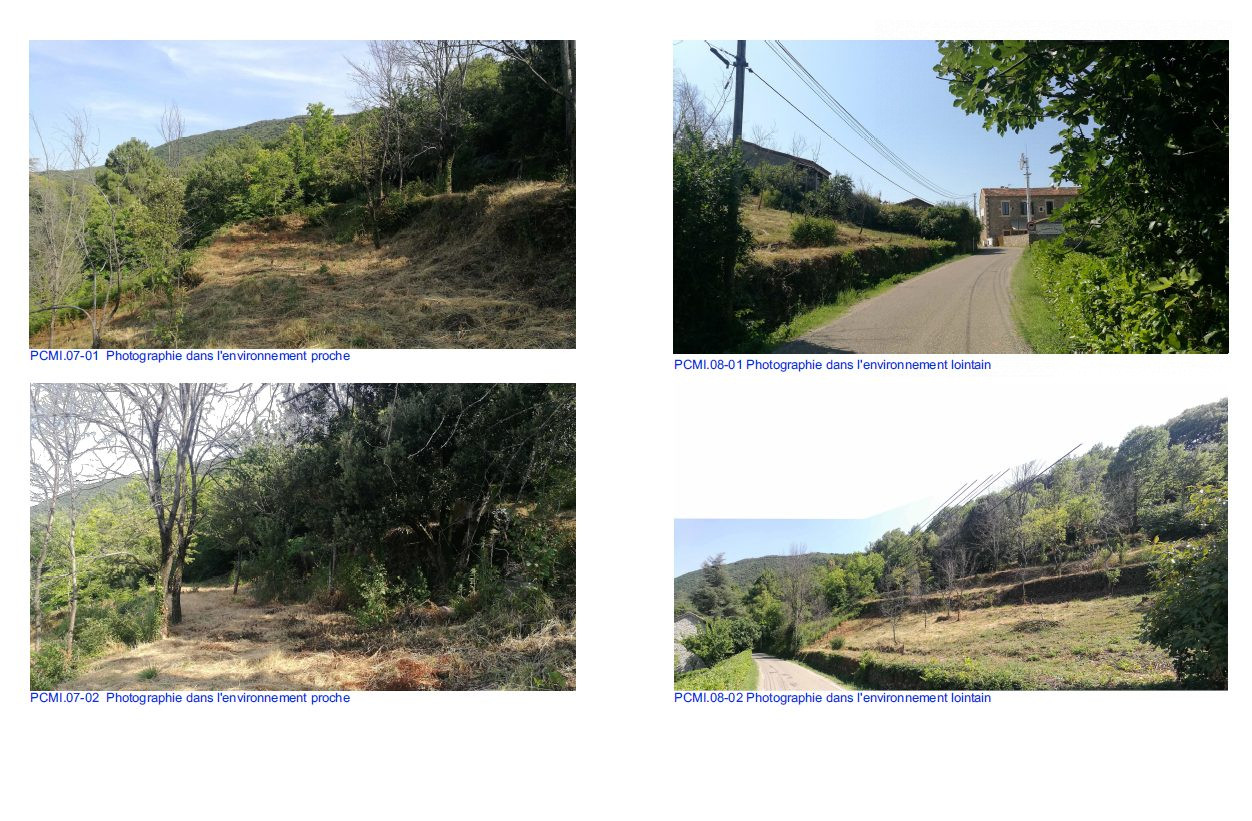 terrain constructible viabilisé avec permis