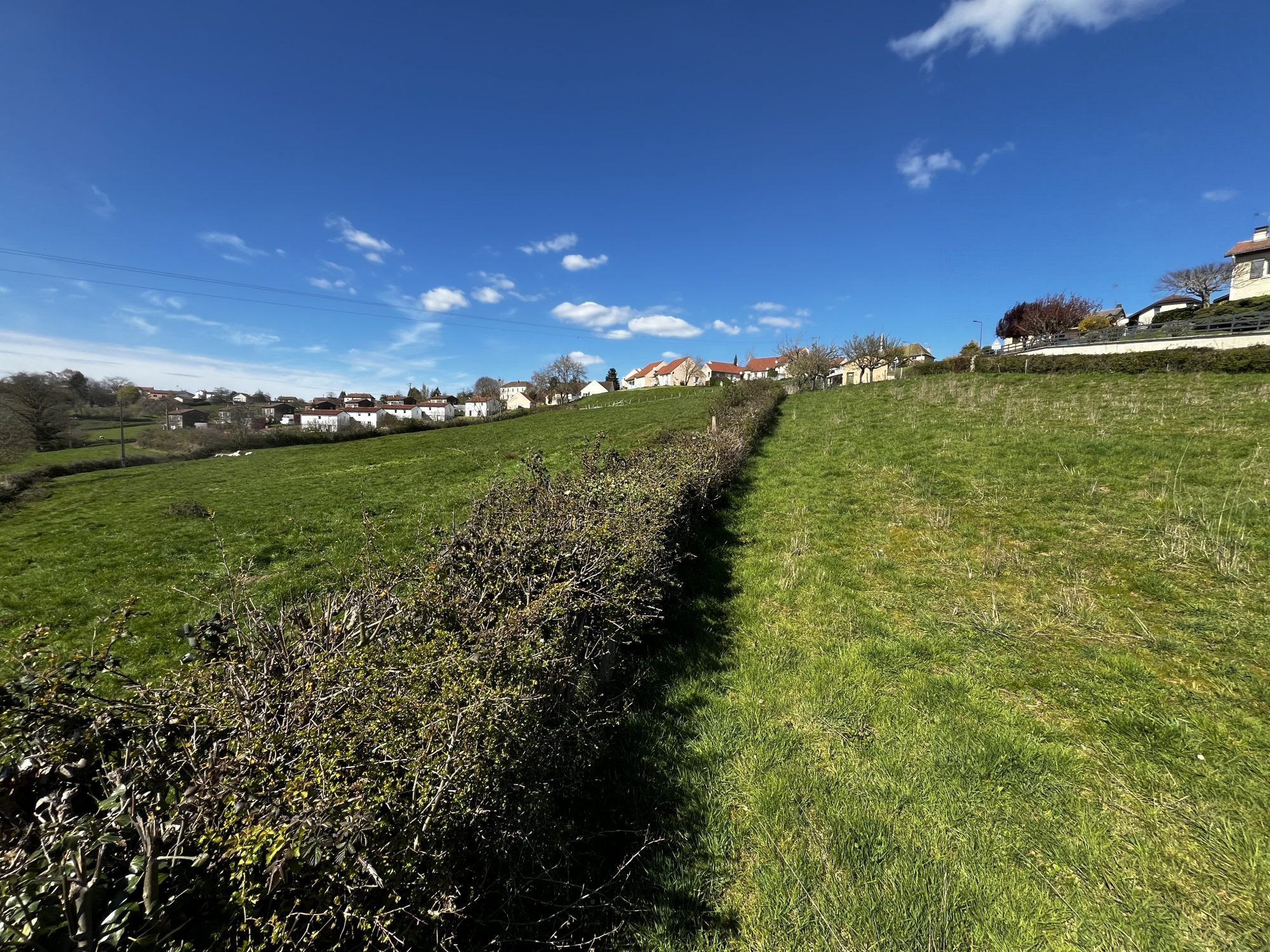 Terrain constructible pour lotissement