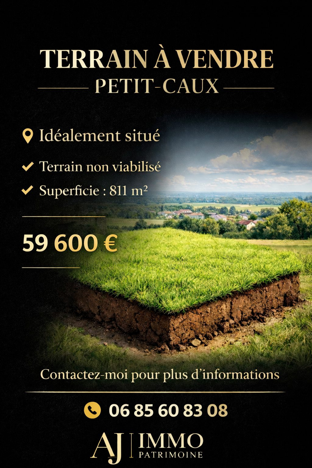 Terrain à vendre 811m2