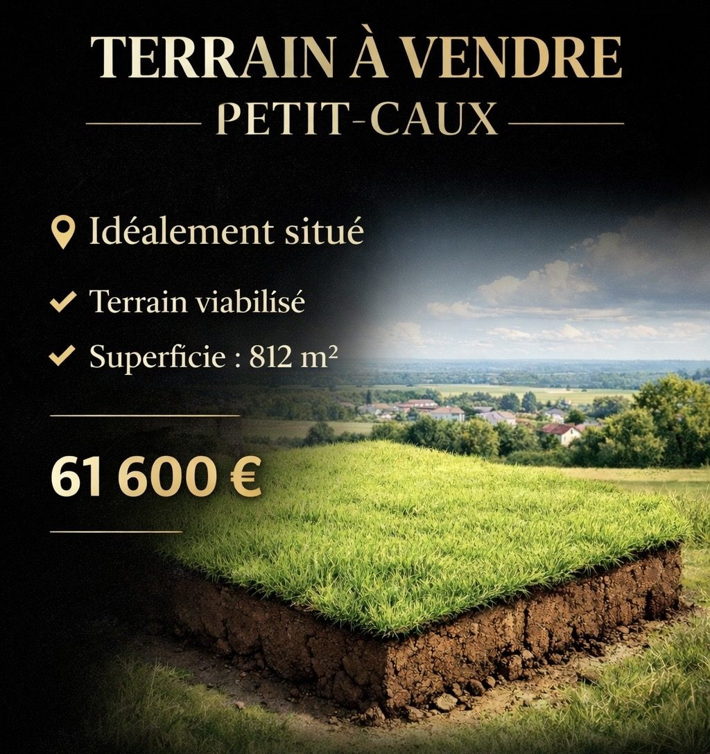 Terrain à vendre Petit-Caux viabilisé · 61 600 €