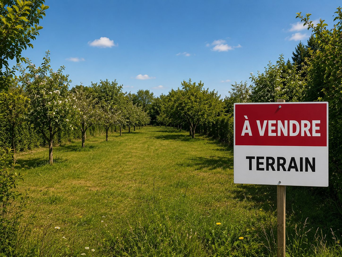 Vaste terrain constructible