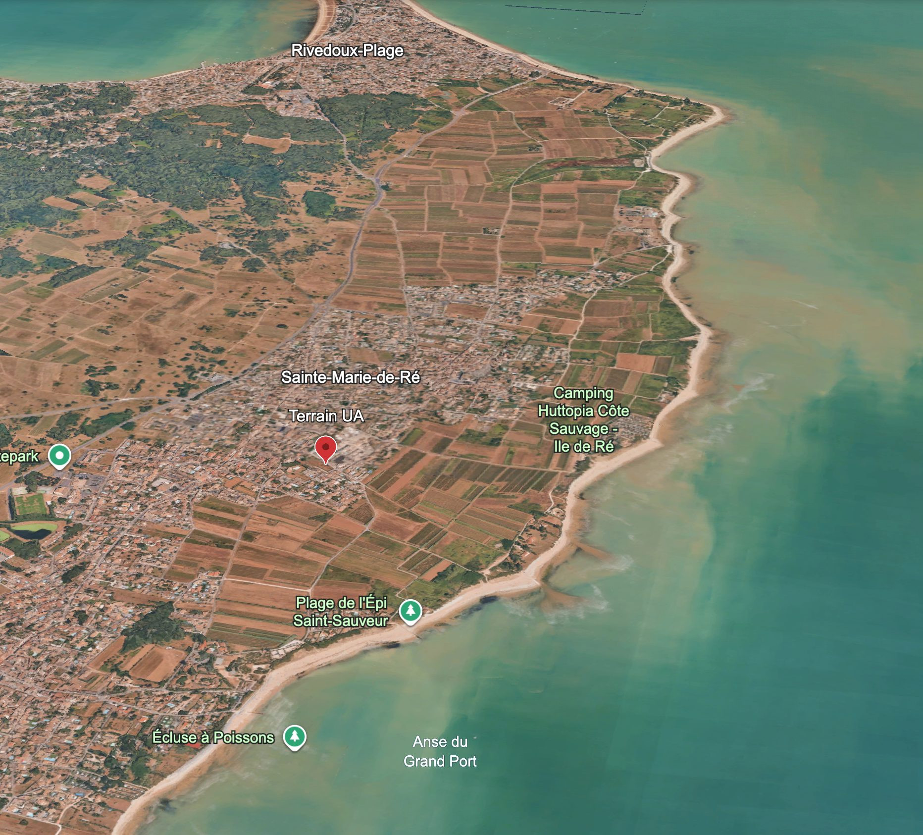 Rare ! Beau terrain en Zone blanche 1293 M2