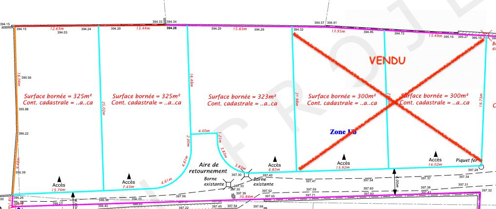 Terrain à vendre à Entre-Deux