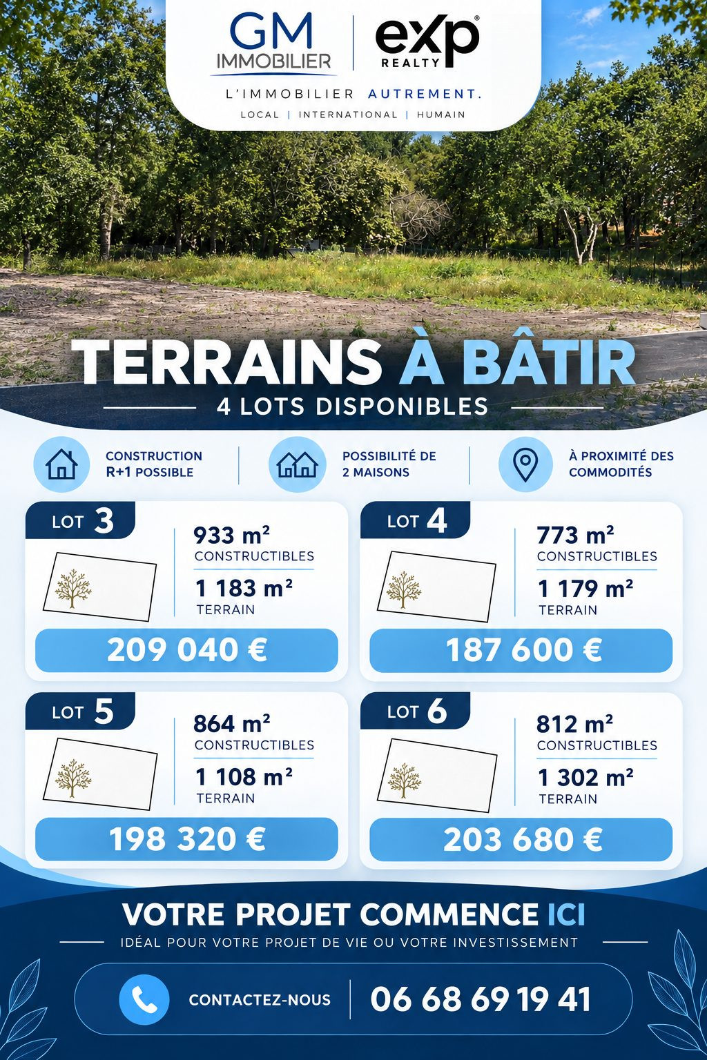 Terrain à vendre à Castets