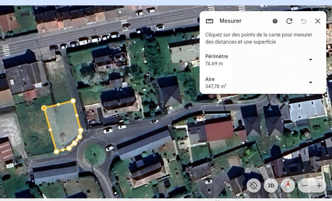 Terrain constructible 550m² dans un secteur idéal