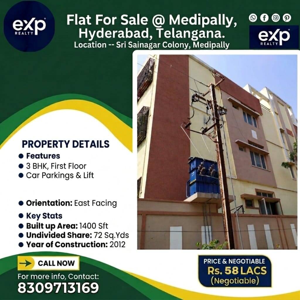 3 BHK  FLAT 